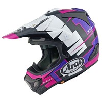 HELMET MX-V EVO BATTLE PURPLE LARGE 59-60